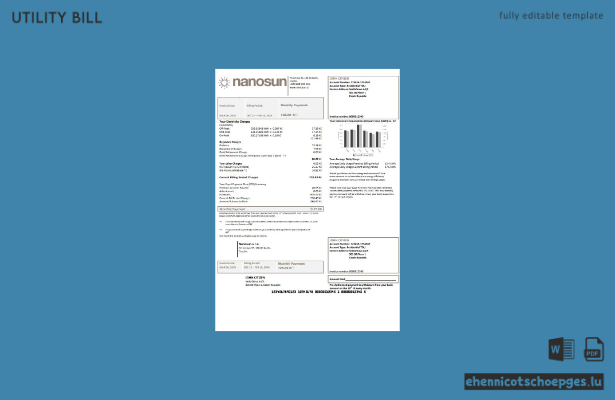 Tschechische Republik Nanosun s.r.o. Beispielrechnung (Word-Vorschau)